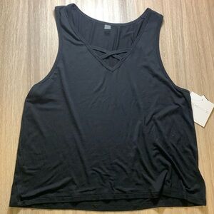 NWT Beyond Yoga Look Back Criss Cross Tank Size Small